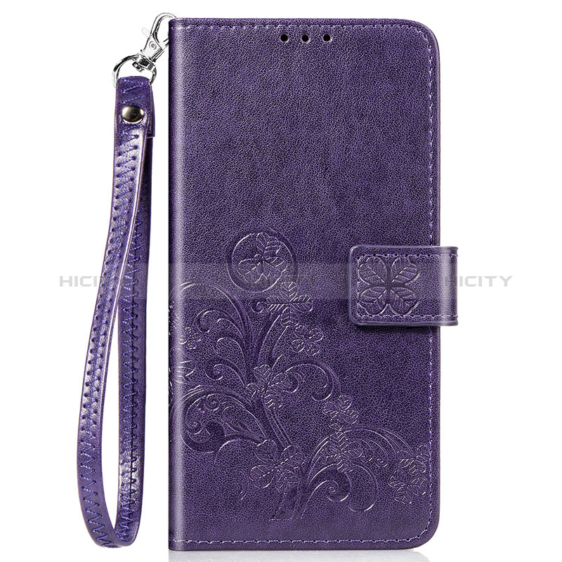 Coque Portefeuille Fleurs Livre Cuir Etui Clapet S02D pour Samsung Galaxy A30 Plus