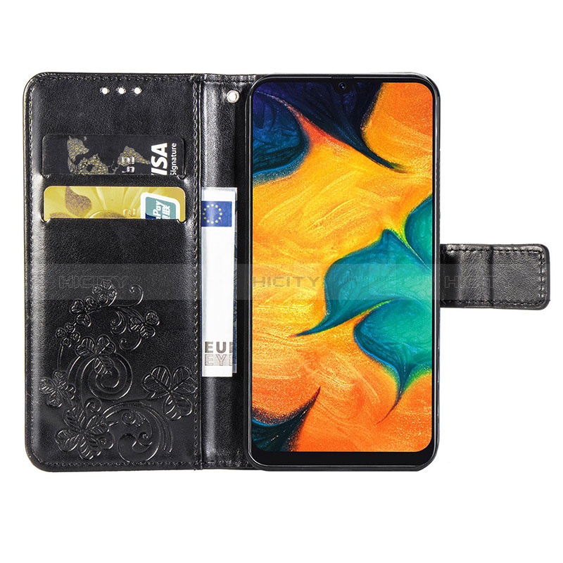 Coque Portefeuille Fleurs Livre Cuir Etui Clapet S02D pour Samsung Galaxy A30 Plus