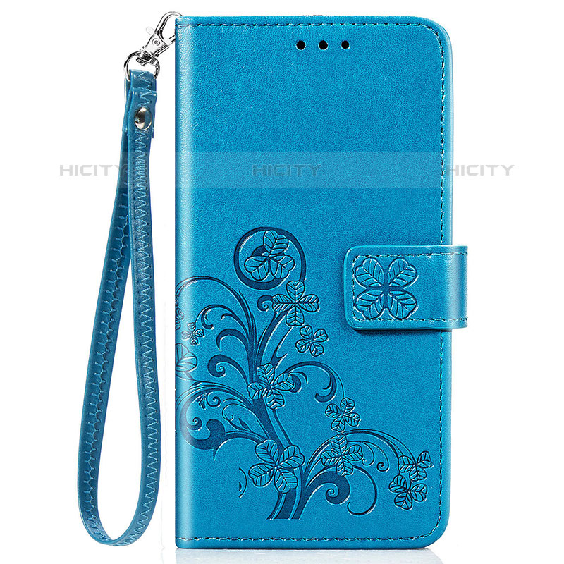 Coque Portefeuille Fleurs Livre Cuir Etui Clapet S02D pour Samsung Galaxy F41 Plus