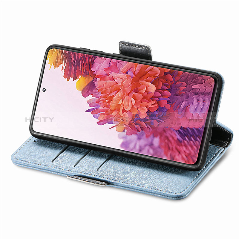 Coque Portefeuille Fleurs Livre Cuir Etui Clapet S02D pour Samsung Galaxy S20 FE 5G Plus