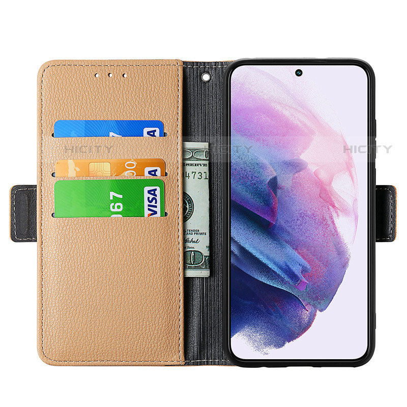 Coque Portefeuille Fleurs Livre Cuir Etui Clapet S02D pour Samsung Galaxy S21 Plus 5G Plus