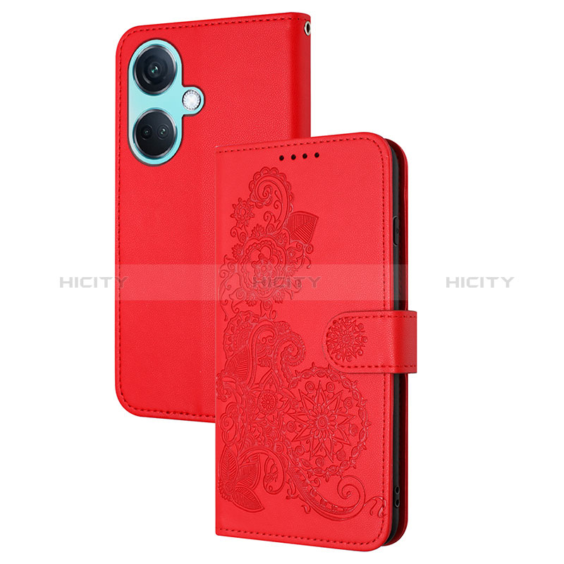 Coque Portefeuille Fleurs Livre Cuir Etui Clapet Y01X pour Oppo K11 5G Plus