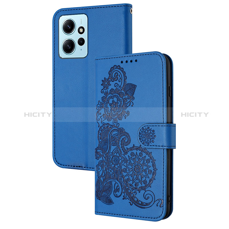 Coque Portefeuille Fleurs Livre Cuir Etui Clapet Y01X pour Xiaomi Redmi Note 12 4G Plus