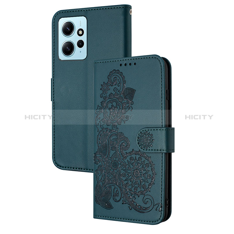 Coque Portefeuille Fleurs Livre Cuir Etui Clapet Y01X pour Xiaomi Redmi Note 12 4G Plus