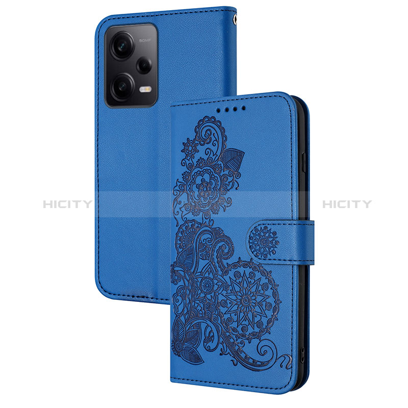 Coque Portefeuille Fleurs Livre Cuir Etui Clapet Y01X pour Xiaomi Redmi Note 12 Pro 5G Plus