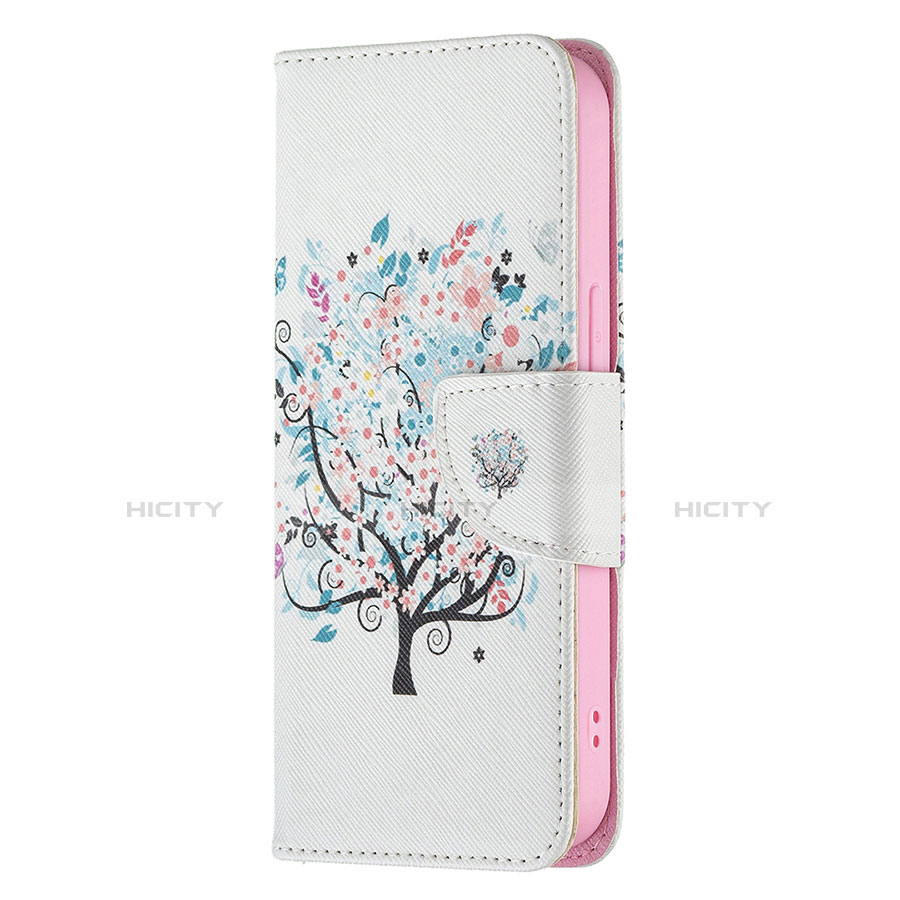 Coque Portefeuille Fleurs Livre Cuir Etui Clapet Z02 pour Apple iPhone 13 Pro Max Mixte Plus