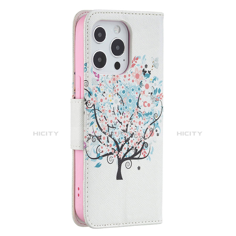 Coque Portefeuille Fleurs Livre Cuir Etui Clapet Z02 pour Apple iPhone 13 Pro Max Mixte Plus