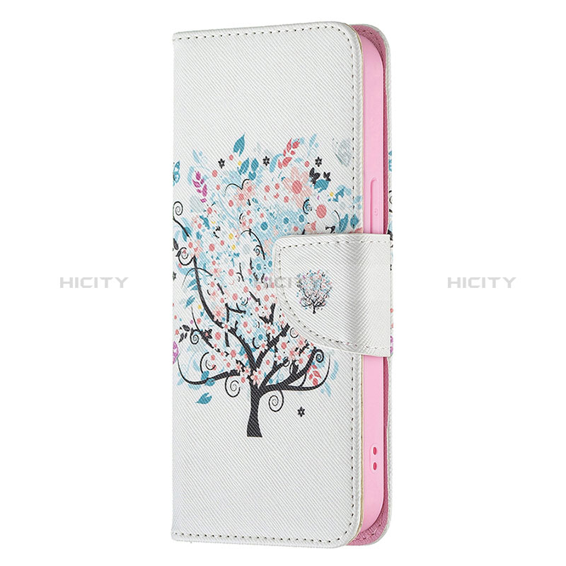 Coque Portefeuille Fleurs Livre Cuir Etui Clapet Z02 pour Apple iPhone 14 Pro Mixte Plus