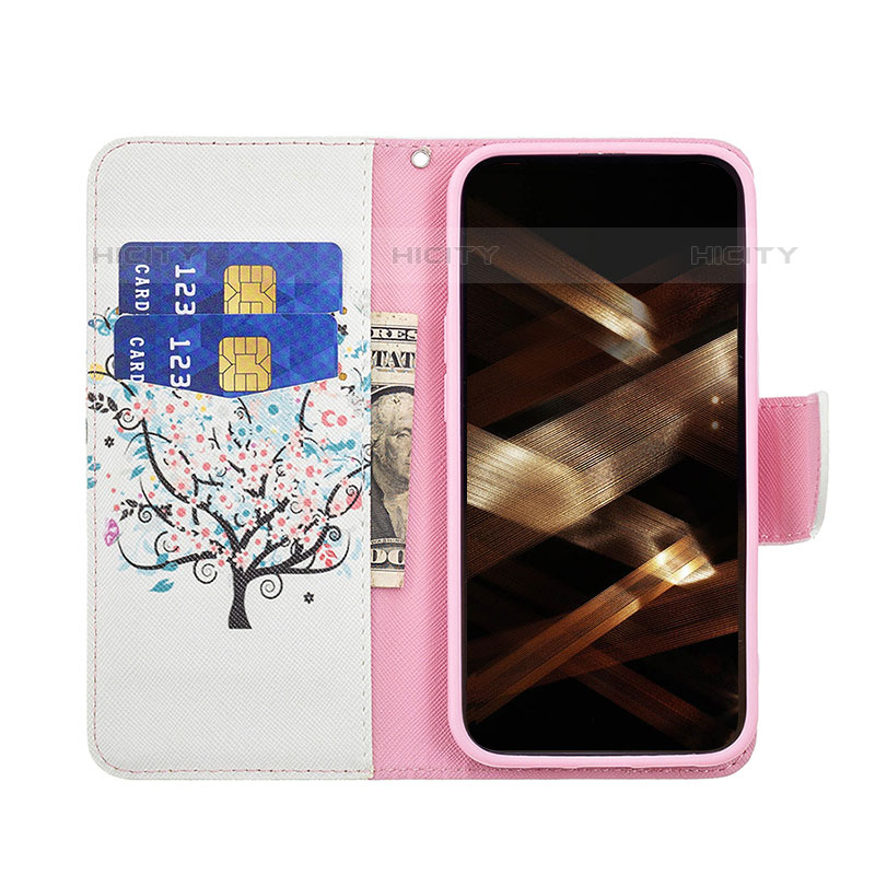 Coque Portefeuille Fleurs Livre Cuir Etui Clapet Z02 pour Apple iPhone 15 Pro Max Mixte Plus