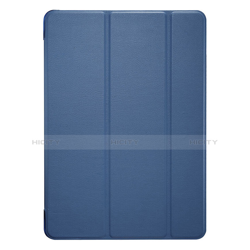 Coque Portefeuille Flip Cuir pour Apple iPad Pro 12.9 Bleu Plus