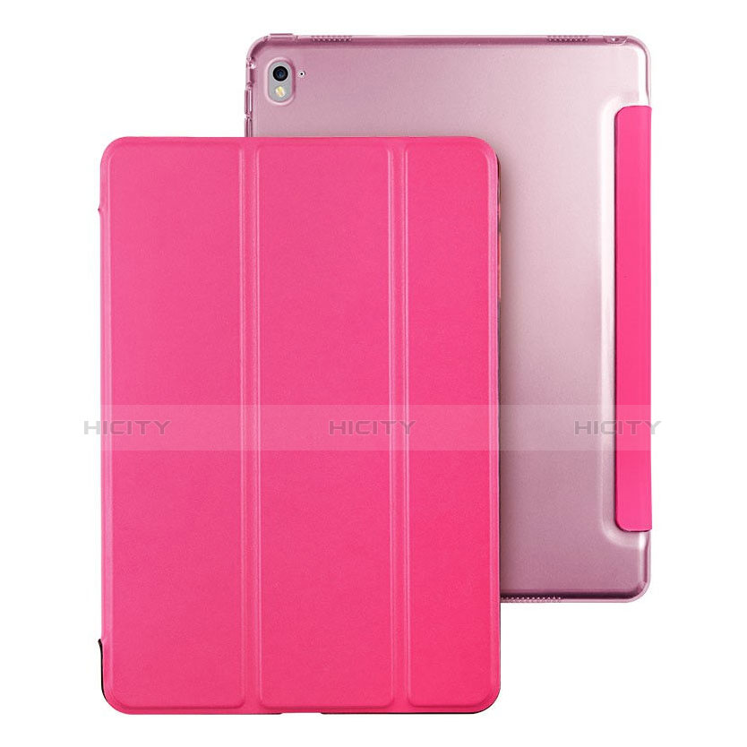 Coque Portefeuille Flip Cuir pour Apple iPad Pro 9.7 Rose Rouge Plus