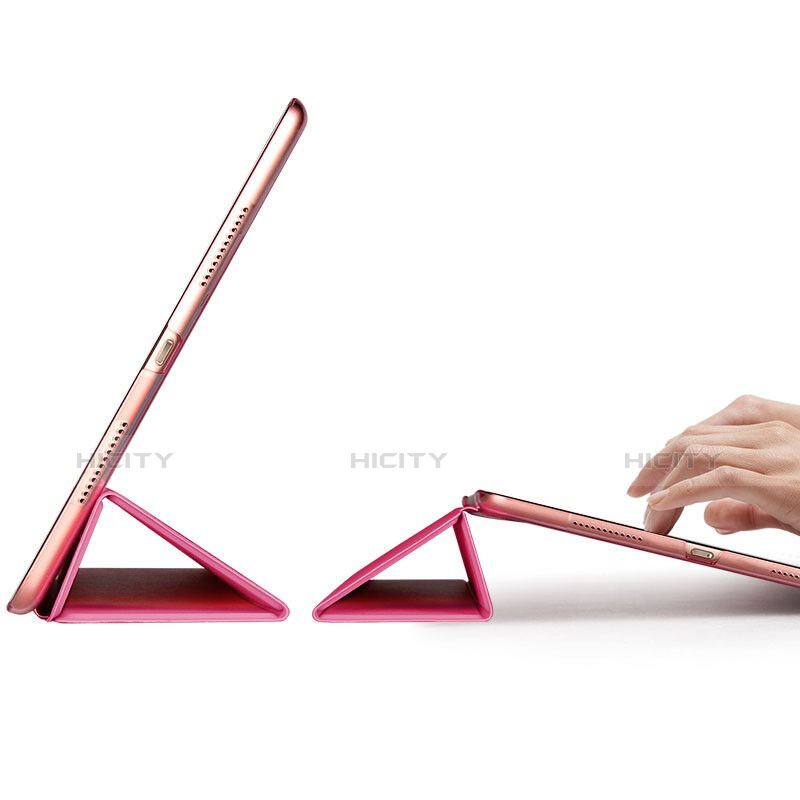 Coque Portefeuille Flip Cuir pour Apple iPad Pro 9.7 Rose Rouge Plus