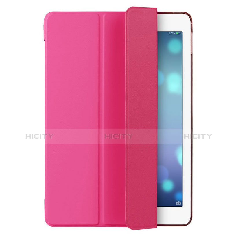 Coque Portefeuille Flip Cuir pour Apple iPad Pro 9.7 Rose Rouge Plus