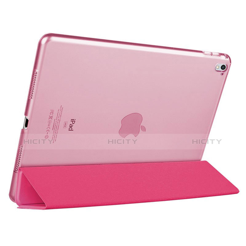 Coque Portefeuille Flip Cuir pour Apple iPad Pro 9.7 Rose Rouge Plus