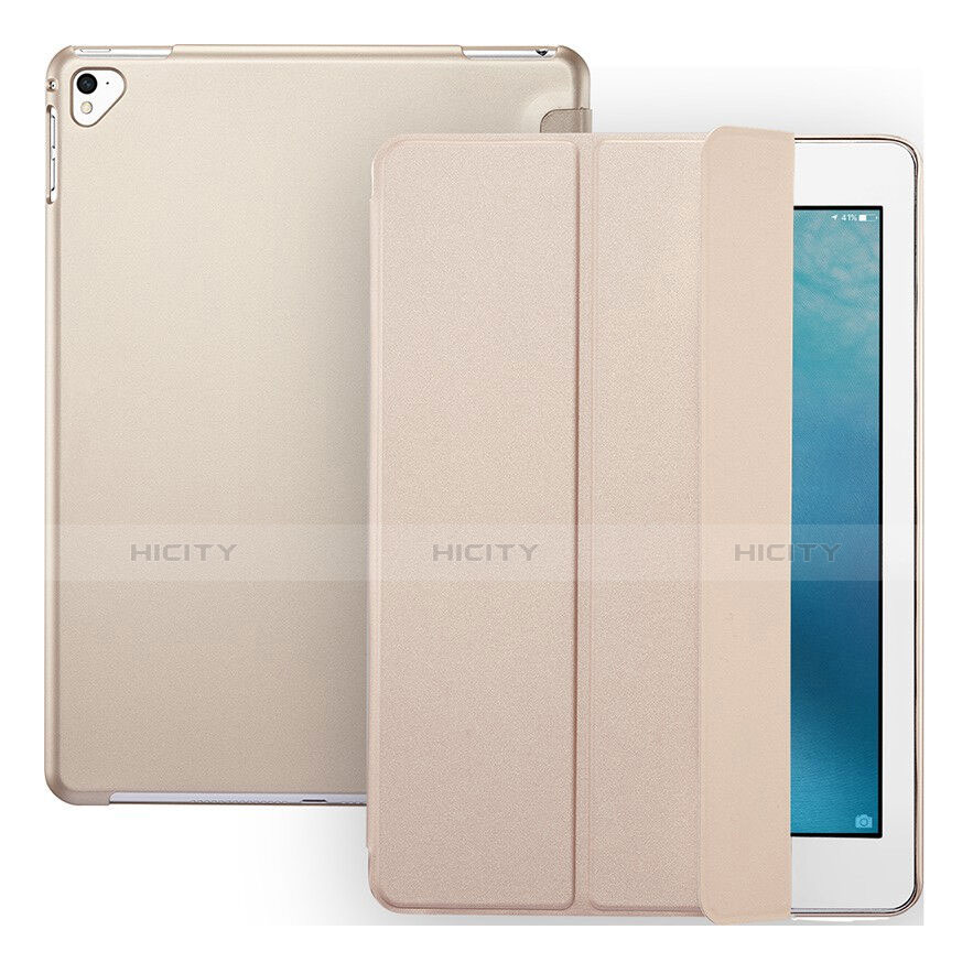 Coque Portefeuille Flip Cuir Stand pour Apple iPad Pro 9.7 Or Plus