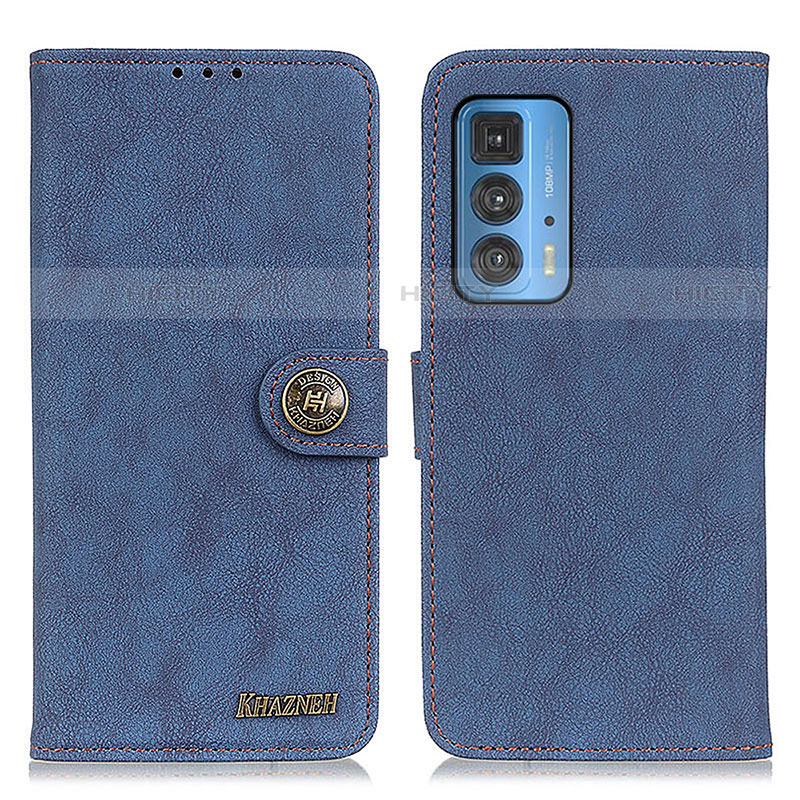 Coque Portefeuille Livre Cuir Etui Clapet A01D pour Motorola Moto Edge S Pro 5G Bleu Plus