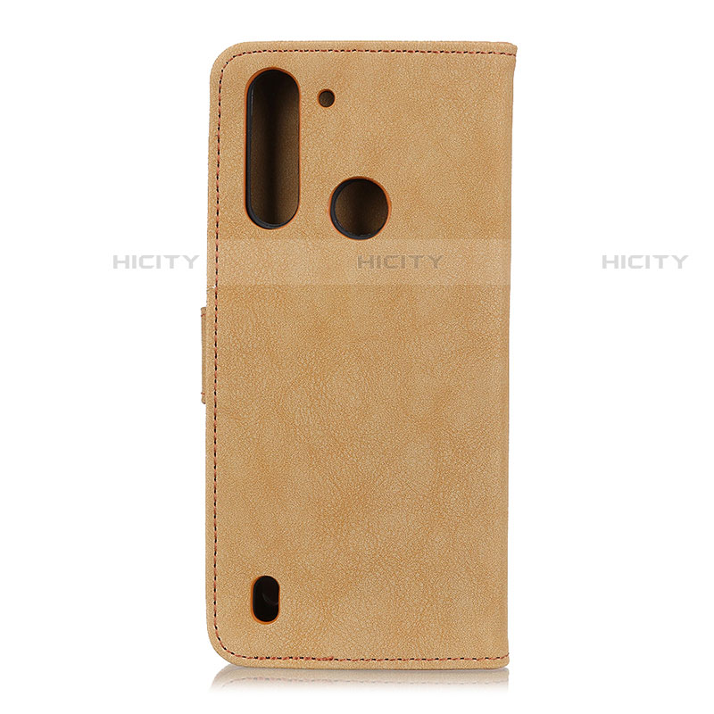 Coque Portefeuille Livre Cuir Etui Clapet A01D pour Motorola Moto One Fusion Or Plus