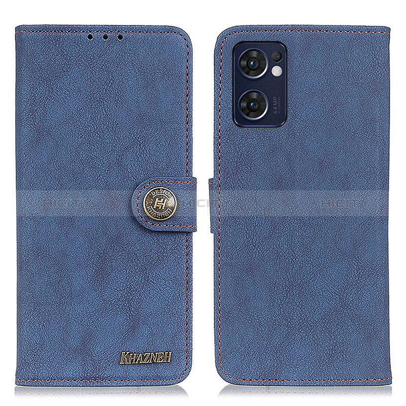 Coque Portefeuille Livre Cuir Etui Clapet A01D pour OnePlus Nord CE 2 5G Bleu Plus