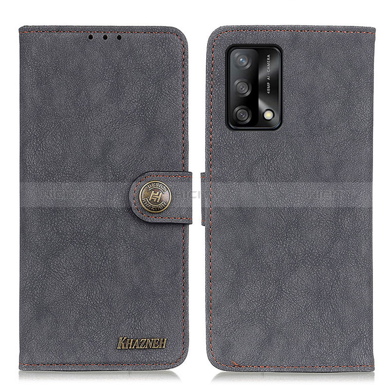 Coque Portefeuille Livre Cuir Etui Clapet A01D pour Oppo A95 4G Noir Plus