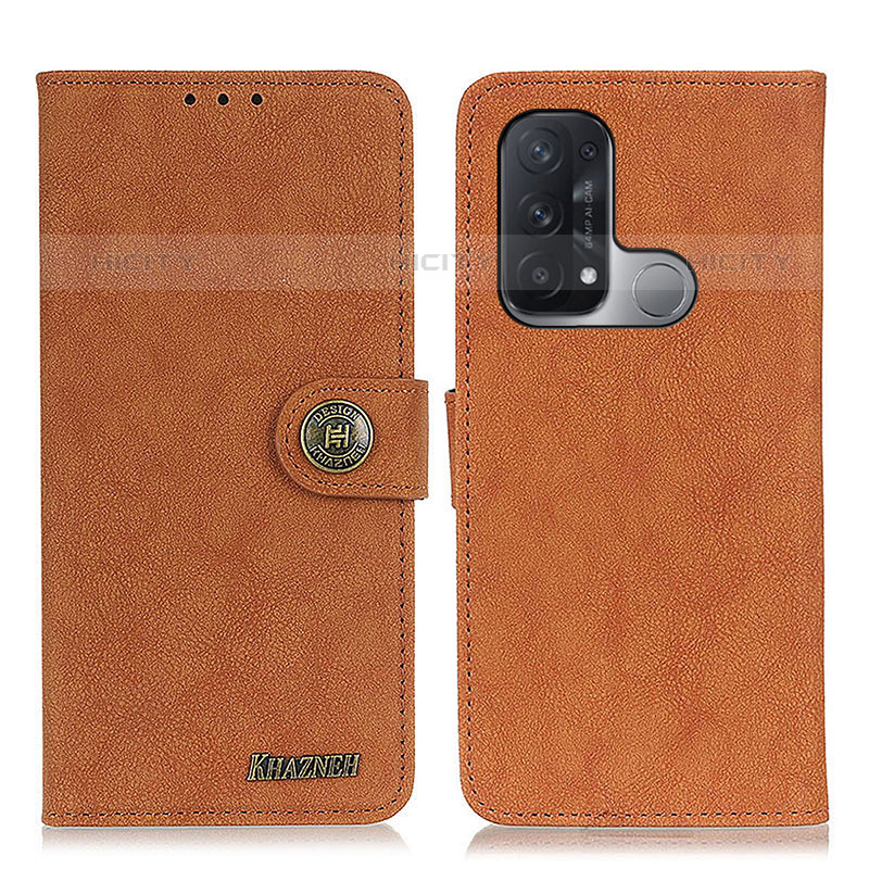 Coque Portefeuille Livre Cuir Etui Clapet A01D pour Oppo Reno5 A Marron Plus