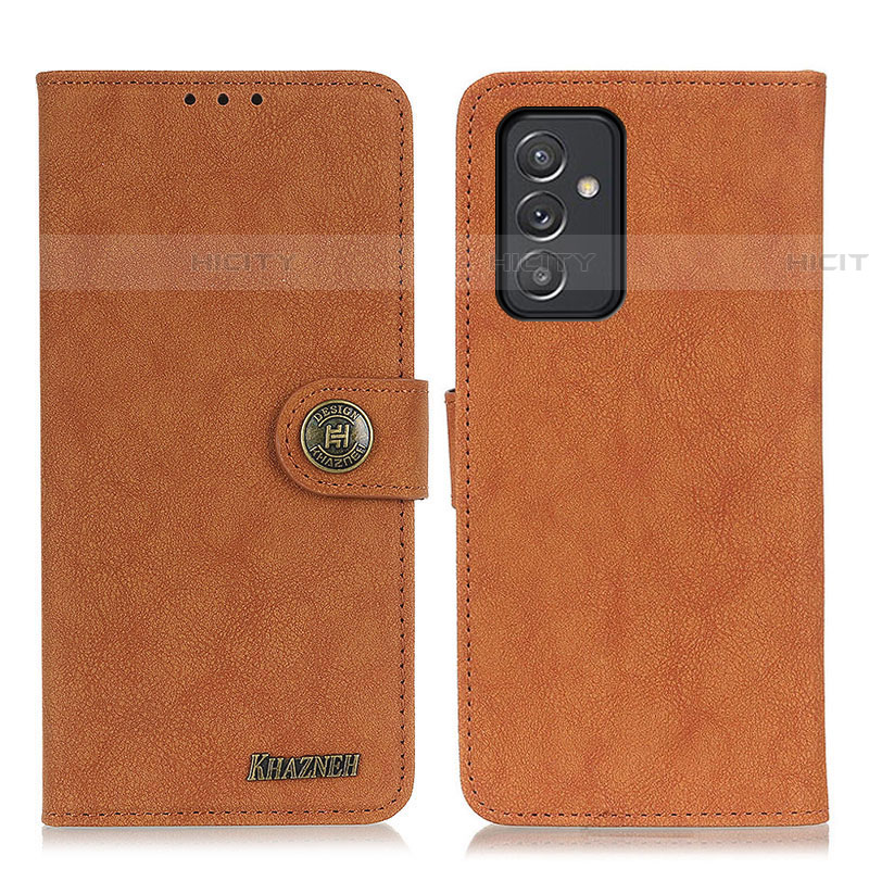 Coque Portefeuille Livre Cuir Etui Clapet A01D pour Samsung Galaxy A24 4G Marron Plus