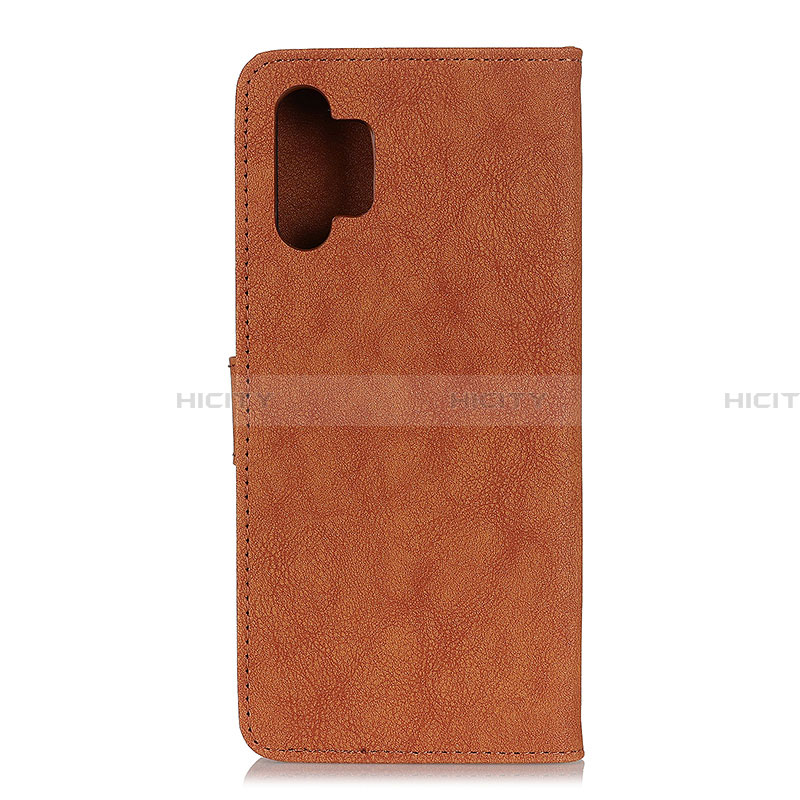 Coque Portefeuille Livre Cuir Etui Clapet A01D pour Samsung Galaxy A32 4G Marron Plus