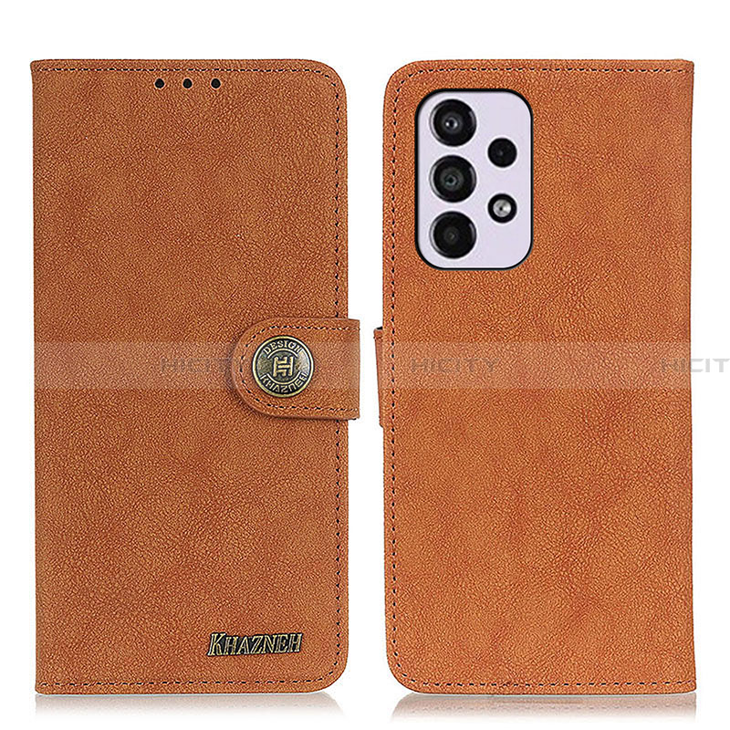 Coque Portefeuille Livre Cuir Etui Clapet A01D pour Samsung Galaxy A33 5G Marron Plus