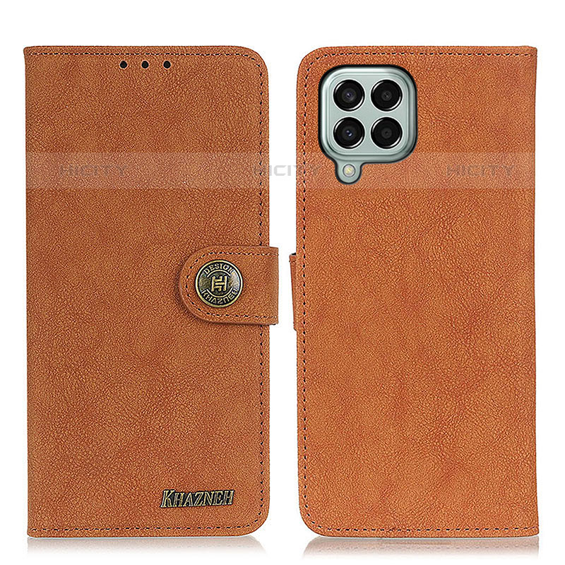 Coque Portefeuille Livre Cuir Etui Clapet A01D pour Samsung Galaxy M33 5G Marron Plus