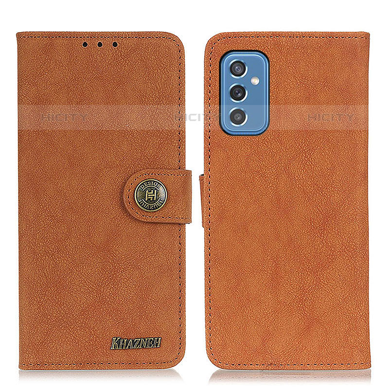 Coque Portefeuille Livre Cuir Etui Clapet A01D pour Samsung Galaxy M52 5G Marron Plus