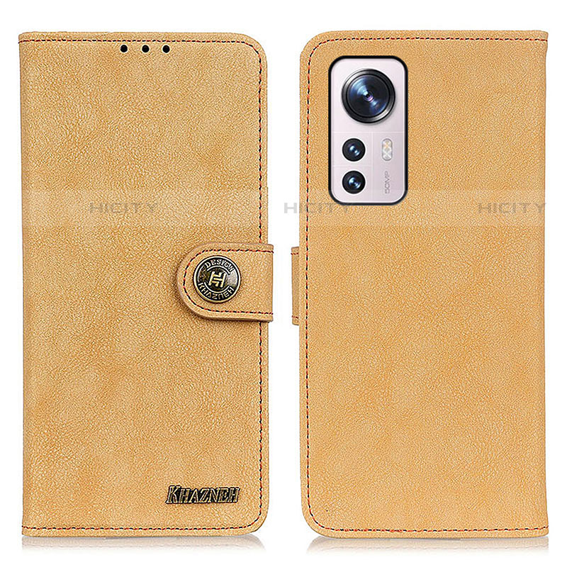 Coque Portefeuille Livre Cuir Etui Clapet A01D pour Xiaomi Mi 12 Lite 5G Or Plus