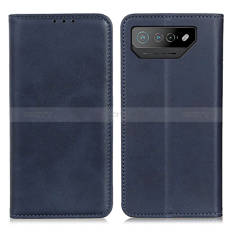 Coque Portefeuille Livre Cuir Etui Clapet A02D pour Asus ROG Phone 7 Pro Bleu Plus