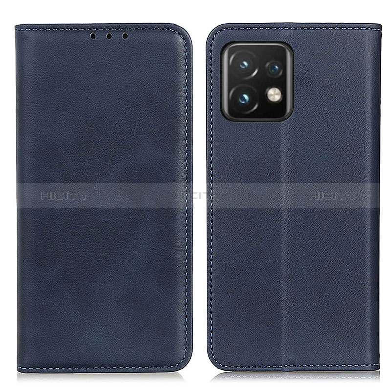 Coque Portefeuille Livre Cuir Etui Clapet A02D pour Motorola Moto Edge 40 Pro 5G Bleu Plus