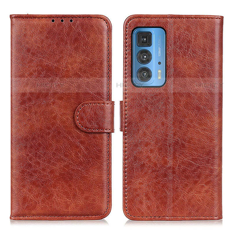 Coque Portefeuille Livre Cuir Etui Clapet A02D pour Motorola Moto Edge S Pro 5G Marron Plus