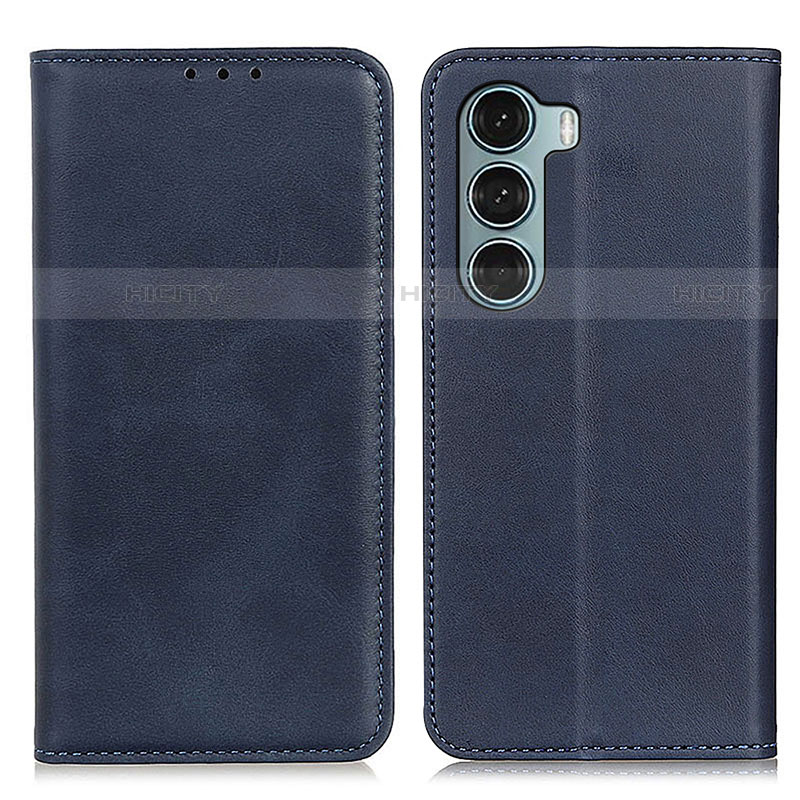 Coque Portefeuille Livre Cuir Etui Clapet A02D pour Motorola Moto Edge S30 5G Bleu Plus