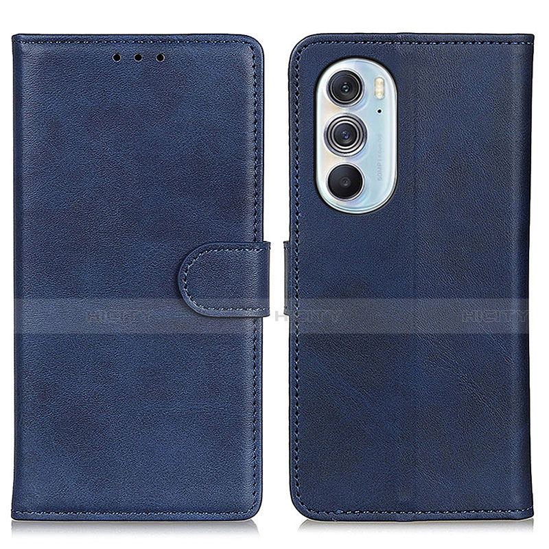 Coque Portefeuille Livre Cuir Etui Clapet A02D pour Motorola Moto Edge X30 5G Bleu Plus