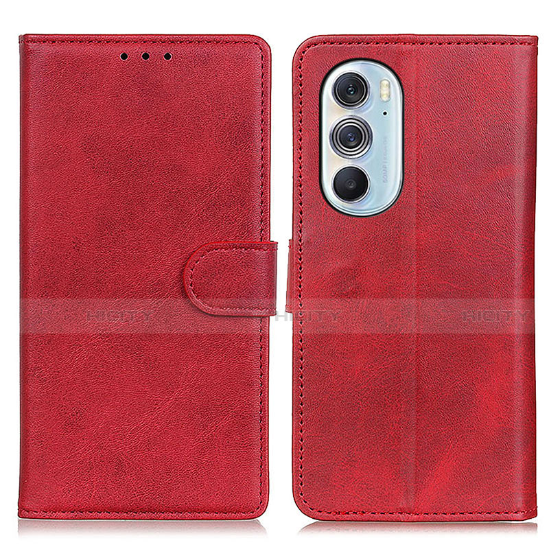 Coque Portefeuille Livre Cuir Etui Clapet A02D pour Motorola Moto Edge X30 5G Rouge Plus