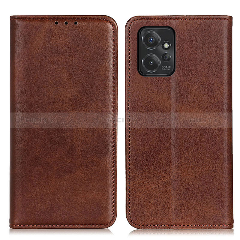 Coque Portefeuille Livre Cuir Etui Clapet A02D pour Motorola Moto G Power 5G (2023) Marron Plus