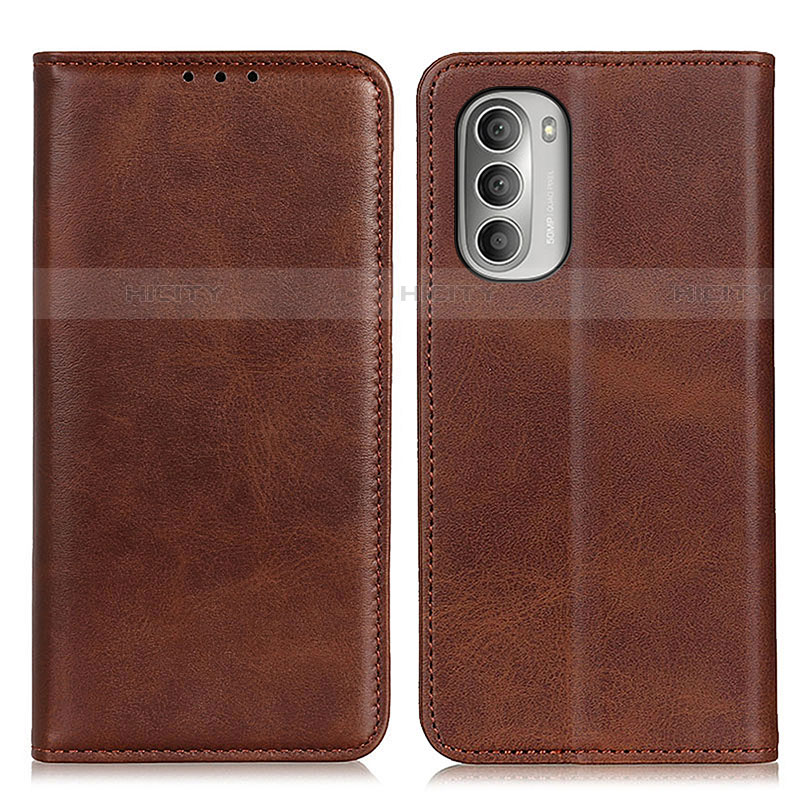 Coque Portefeuille Livre Cuir Etui Clapet A02D pour Motorola Moto G Stylus (2022) 4G Marron Plus