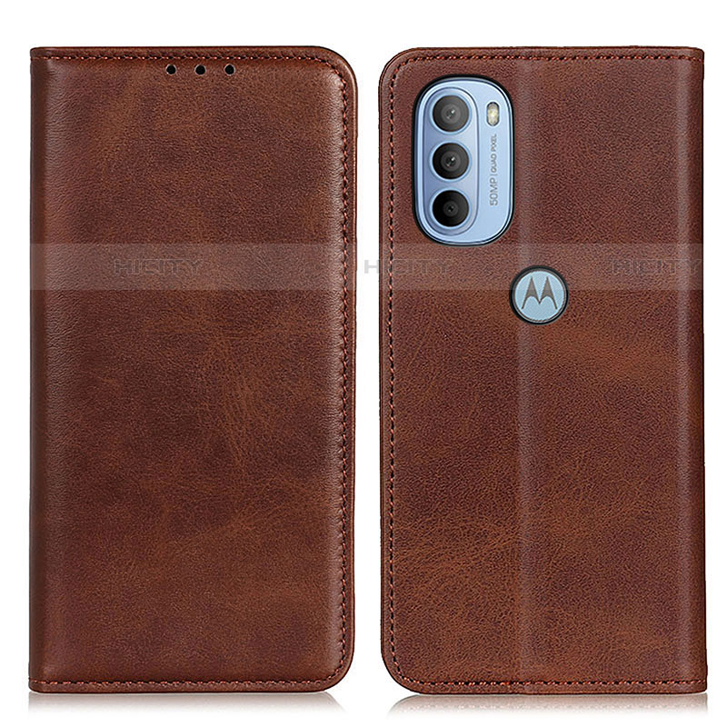 Coque Portefeuille Livre Cuir Etui Clapet A02D pour Motorola Moto G41 Marron Plus