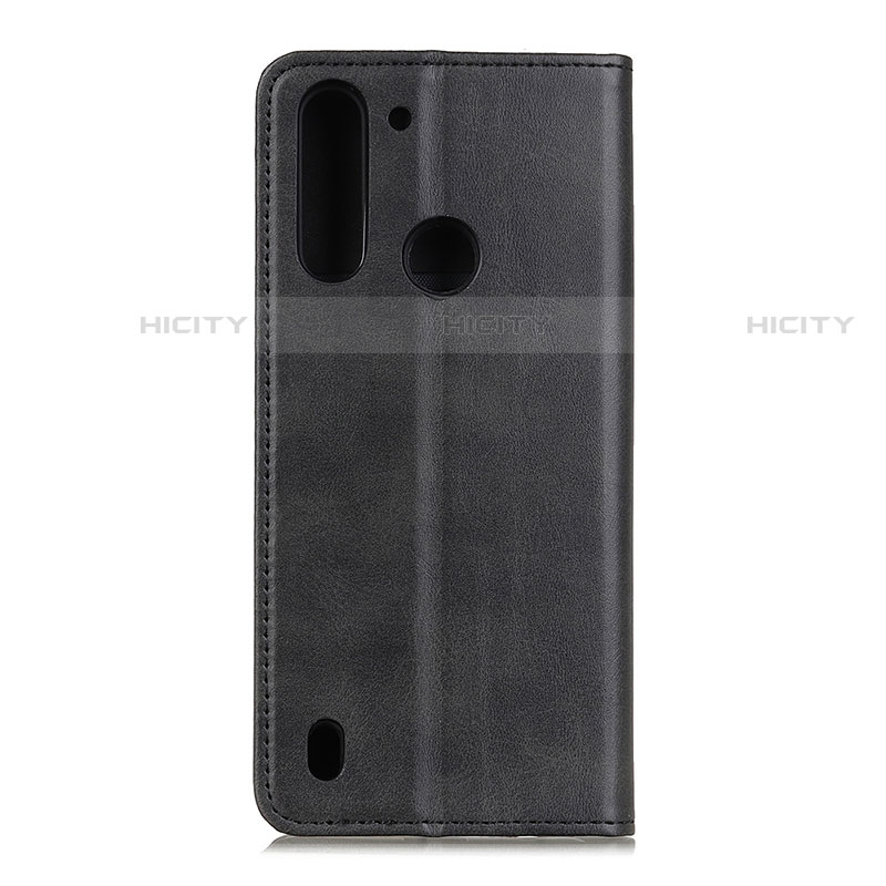 Coque Portefeuille Livre Cuir Etui Clapet A02D pour Motorola Moto One Fusion Noir Plus