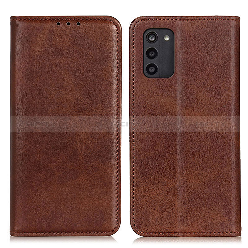 Coque Portefeuille Livre Cuir Etui Clapet A02D pour Nokia G100 Marron Plus