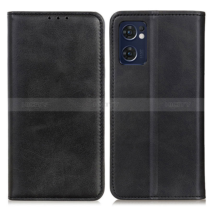 Coque Portefeuille Livre Cuir Etui Clapet A02D pour Oppo Find X5 Lite 5G Noir Plus