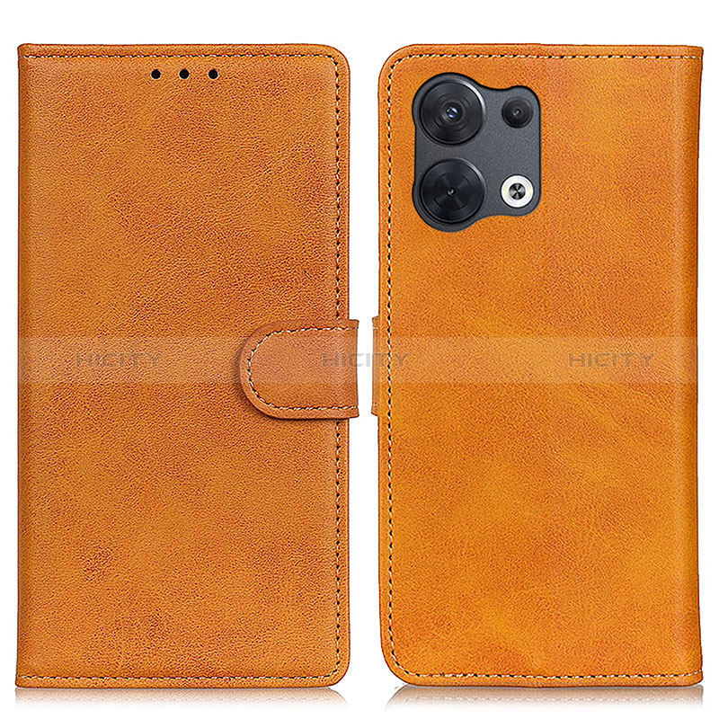 Coque Portefeuille Livre Cuir Etui Clapet A02D pour Oppo Reno9 Pro+ Plus 5G Marron Plus