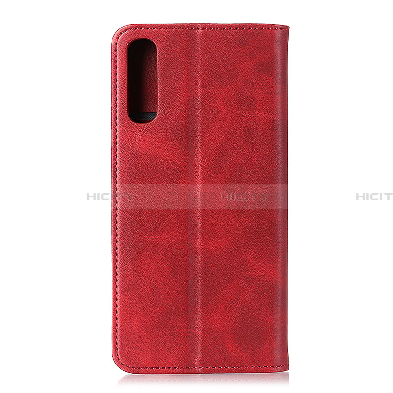 Coque Portefeuille Livre Cuir Etui Clapet A02D pour Samsung Galaxy A02 Rouge Plus