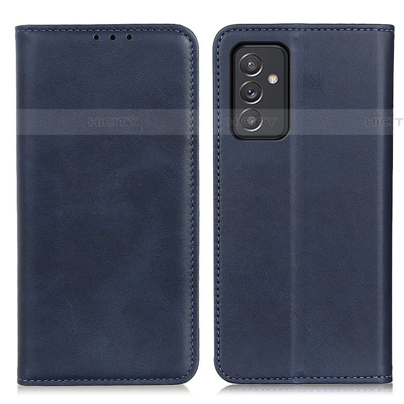 Coque Portefeuille Livre Cuir Etui Clapet A02D pour Samsung Galaxy A05s Bleu Plus