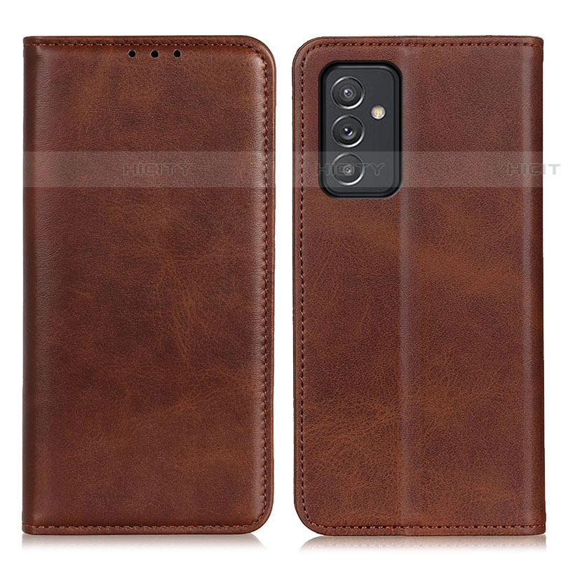 Coque Portefeuille Livre Cuir Etui Clapet A02D pour Samsung Galaxy A05s Marron Plus