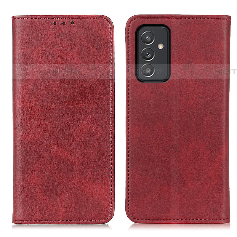 Coque Portefeuille Livre Cuir Etui Clapet A02D pour Samsung Galaxy A05s Rouge Plus