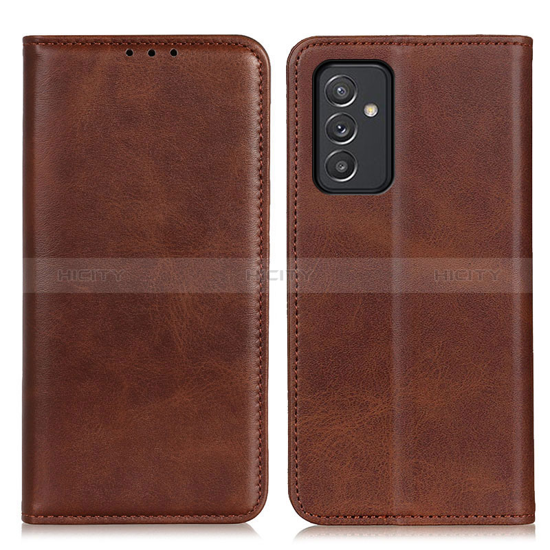 Coque Portefeuille Livre Cuir Etui Clapet A02D pour Samsung Galaxy A15 4G Marron Plus