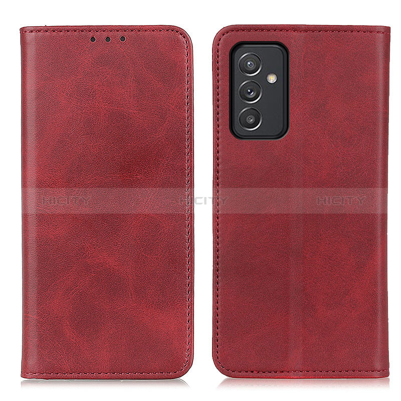 Coque Portefeuille Livre Cuir Etui Clapet A02D pour Samsung Galaxy A15 4G Rouge Plus