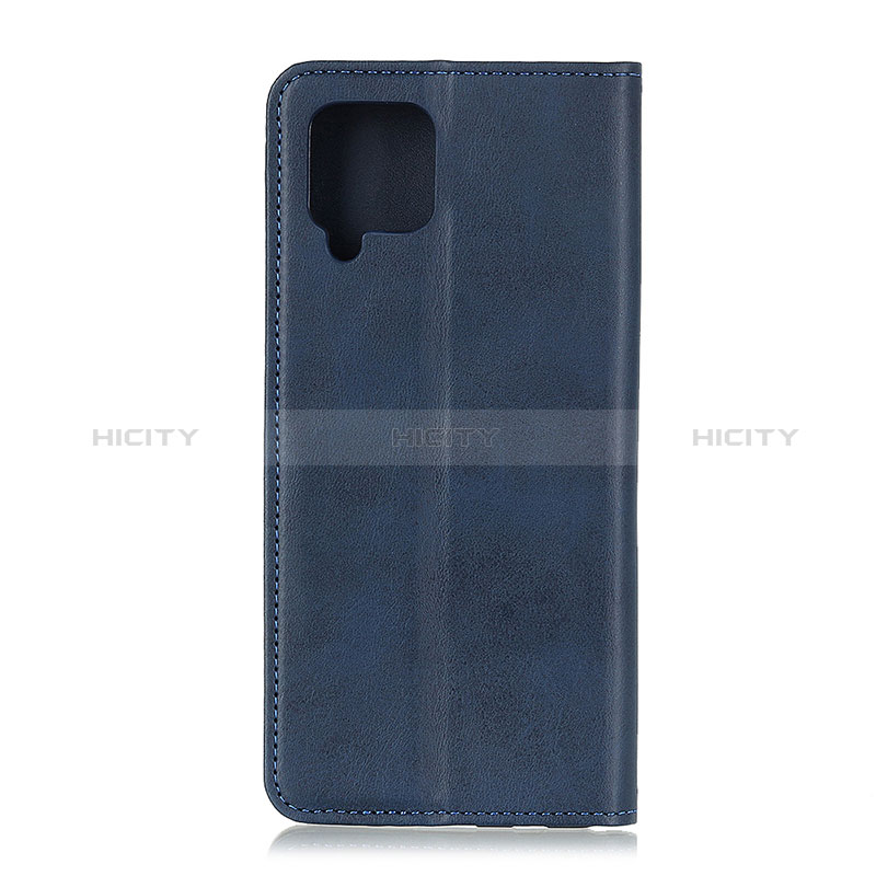 Coque Portefeuille Livre Cuir Etui Clapet A02D pour Samsung Galaxy A42 5G Bleu Plus